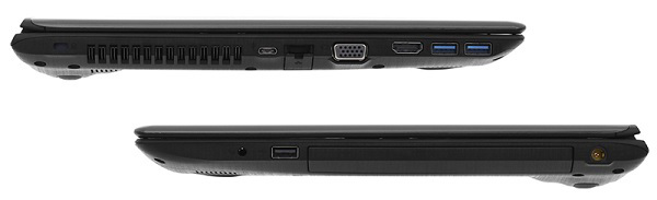 Các cổng kết nối trên máy