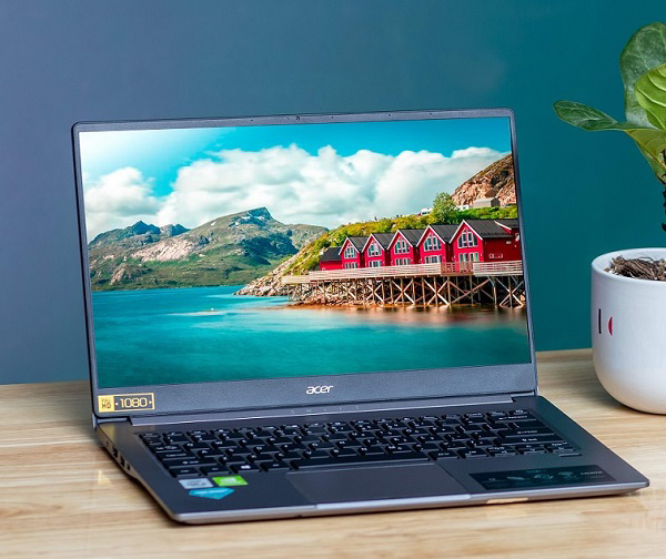 Acer swift SF314 cho chất lượng hình ảnh sắc nét và màu sắc chân thực