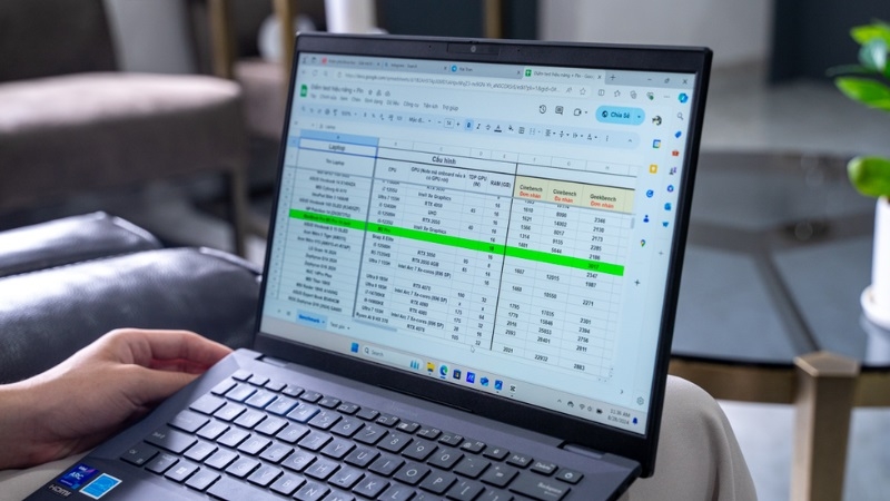 Hiệu năng của dòng laptop Asus ExpertBook B5 B5404CMA-Q70249WL