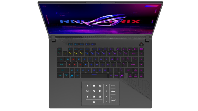 Bàn phím của dòng laptop Asus ROG Strix G16 G614PM-RV233W Bàn phím của dòng laptop Asus ROG Strix G16 G614PM-RV233W