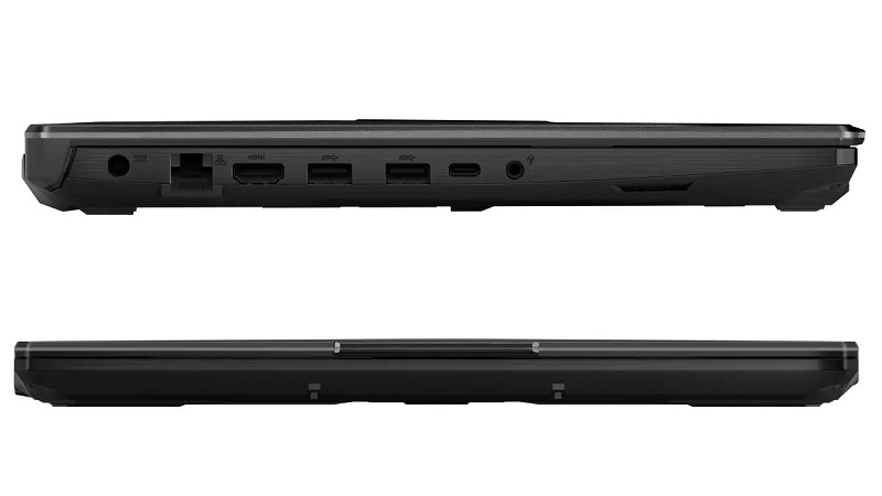 Cổng kết nối của dòng laptop Asus TUF Gaming A15 FA506NCG-HN390W