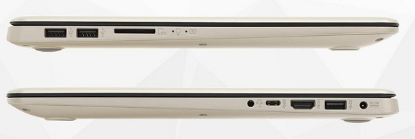 Các cổng kết nối trên cạnh máy