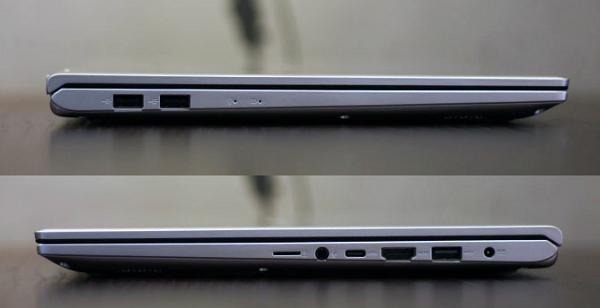 Các cổng kết nối trên cạnh máy