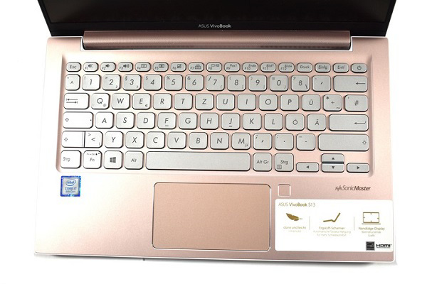 Khả năng gõ khá tốt do layout