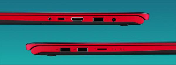 Các cổng kết nối trên cạnh máy