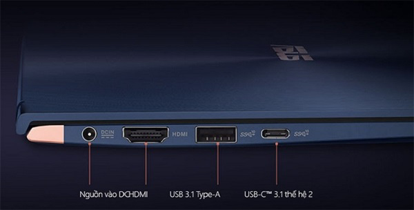 Cạnh trái của máy