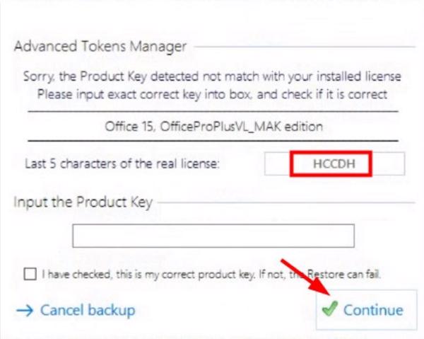 Chọn vào Continue để tiếp tục