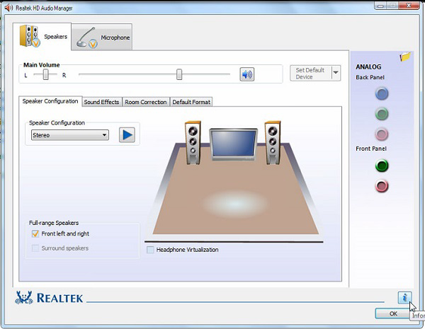 Nhấn vào mục Information có biểu tượng chữ i
