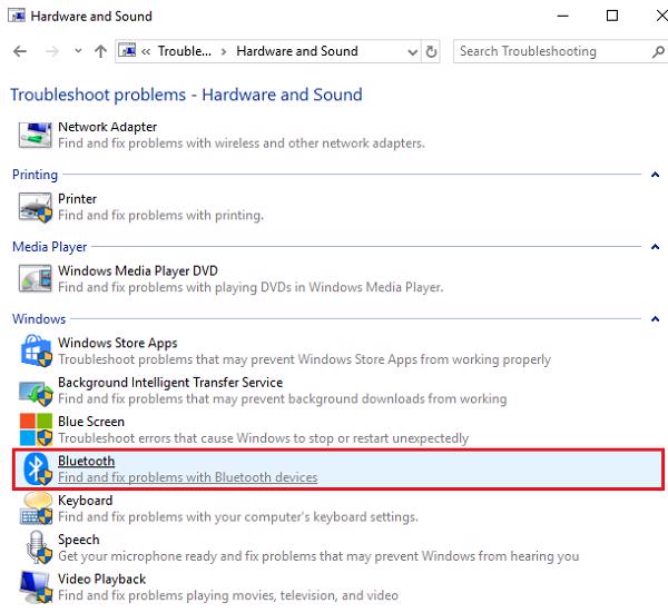 Tìm thấy biểu tượng hình ảnh của chức năng Bluetooth