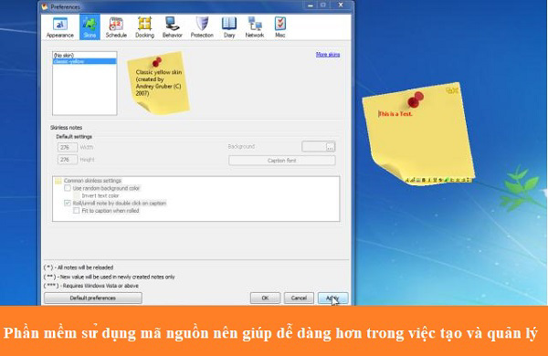 Phần mềm sử dụng mã nguồn nên giúp dễ dàng hơn trong việc tạo và quản lý