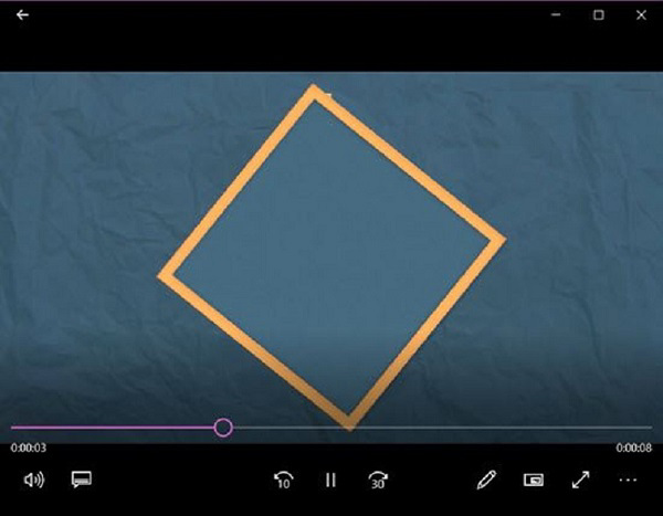 Đợi render xong hệ thống thì nó tự động mở file video