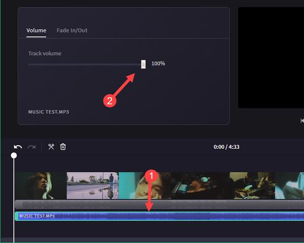 Hãy chạy thử video để xem nhạc lồng vào đã ổn chưa