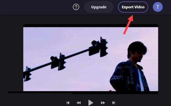 Nhấn vào nút Export Video