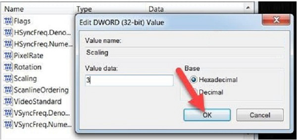 Vẫn tiếp tục đổi giá trị Scaling = 3