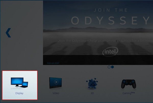 Nhấn chuột phải vào màn hình desktop rồi sau đó chọn vào mục Intel Graphic