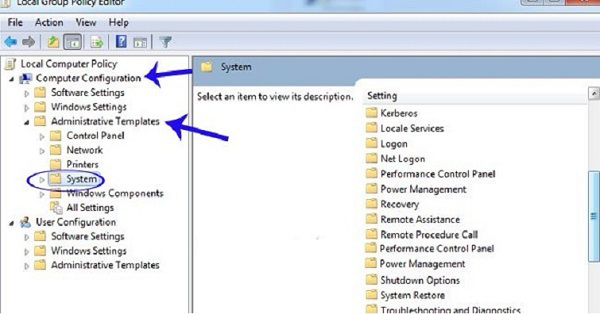 Nhấn vào Removable Storage Access