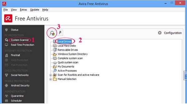 Nhấn vào hình kính lúp phía trên
