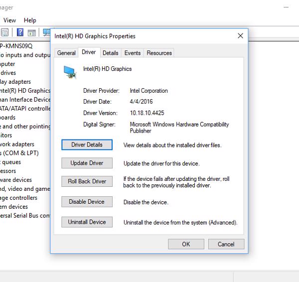 Chuyển qua tab Driver