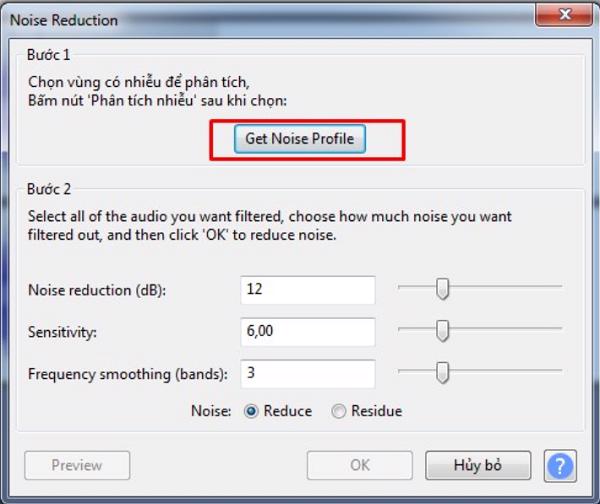 Một cửa sổ hiện ra