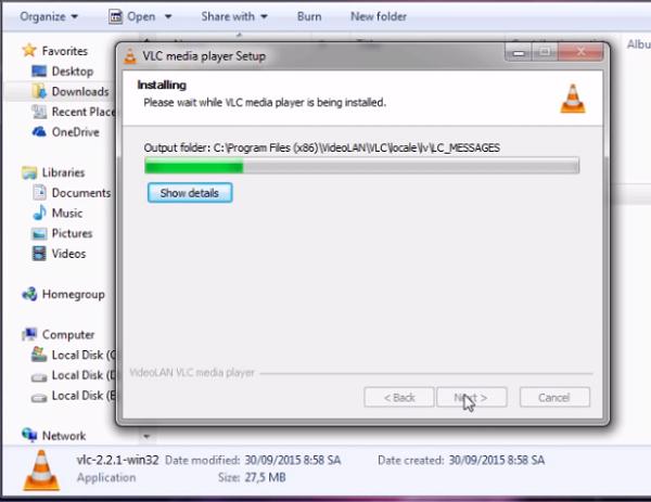 Đợi phần mềm chạy trong một vài phút
