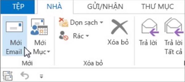Tạo thư email mới