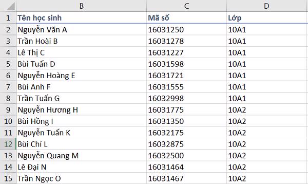 Lỗi định dạng trong excel