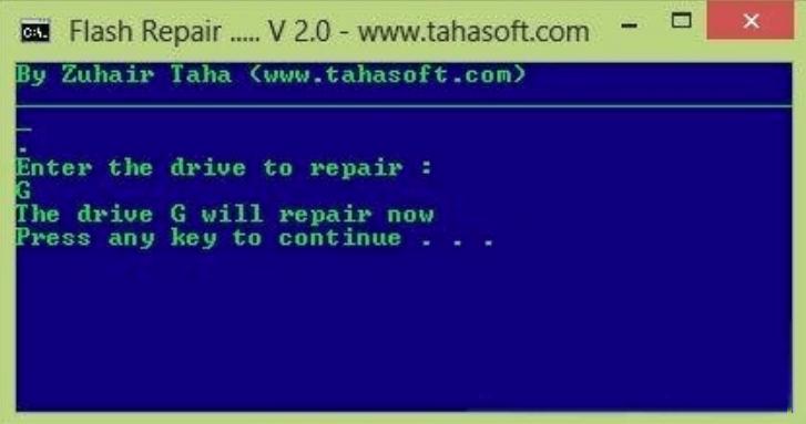 Tiếp đến, hãy nhấn phím bất kỳ để tiếp tục