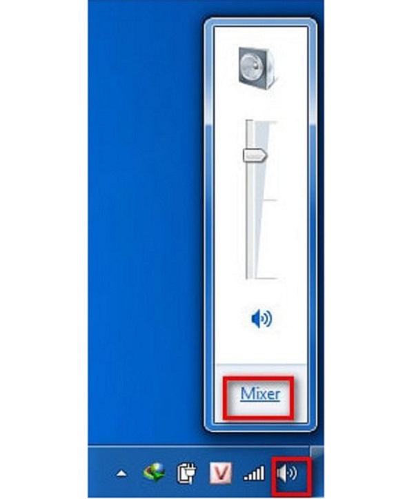 Chọn vào Mixer