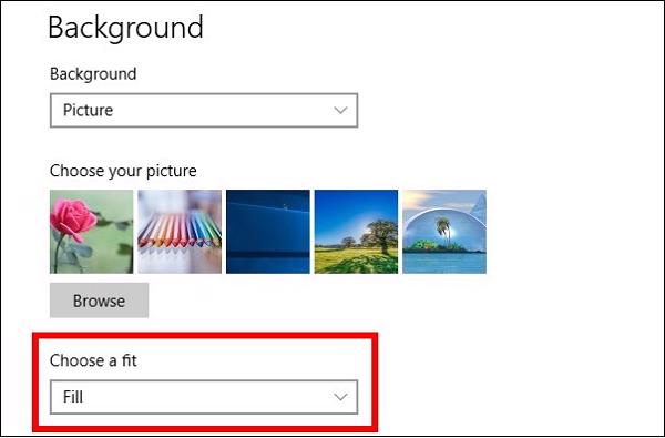 Chọn vào kích thước hiển thị trong mục Choose a fit