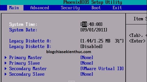 Cách vào BIOS theo dòng máy tính