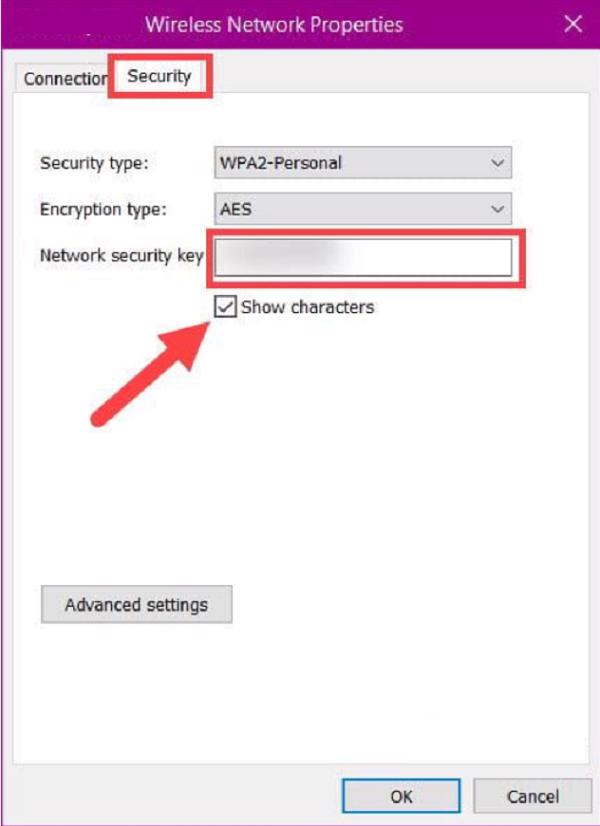 Chọn vào mục show characters
