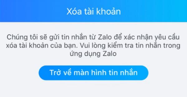 Mở phần tin nhắn trên điện thoại sẽ thấy ngay tin nhắn từ zalo