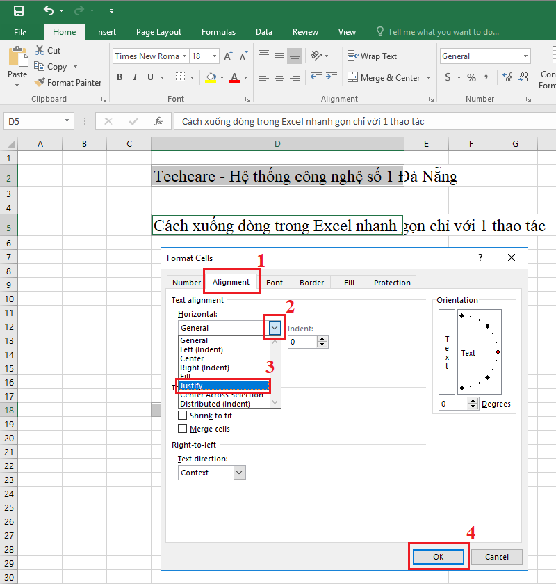 cach-xuong-dong-trong-excel