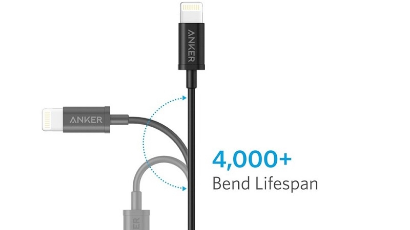 Cáp Anker MFI USB To Lightning 3ft – A7101 Cáp Anker MFI USB To Lightning 3ft – A7101