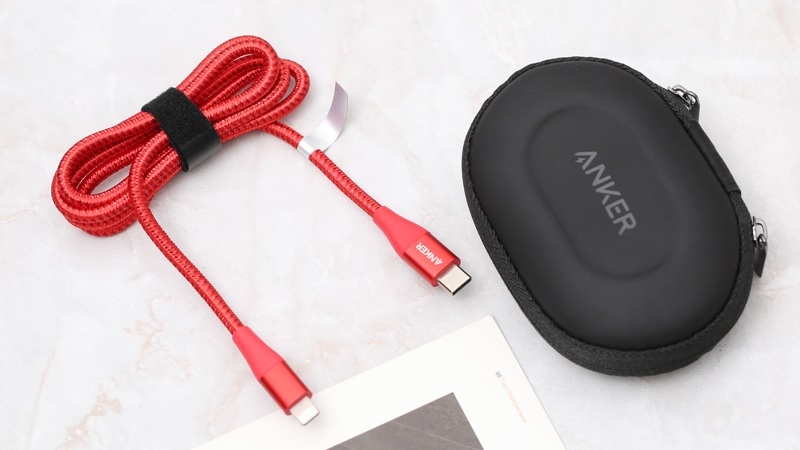 Cáp Anker PowerLine+ II Lightning to USB-C, dài 0.9m – A8652 Cáp Anker PowerLine+ II Lightning to USB-C, dài 0.9m – A8652