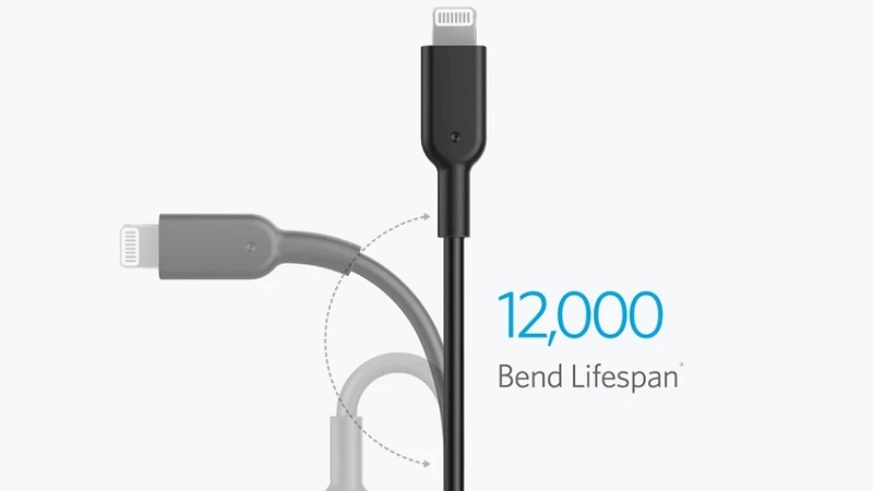 Cáp Anker PowerLine II Lightning to USB-C, dài 1.8m – A8633