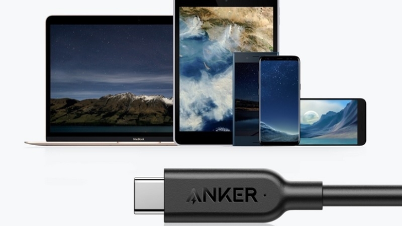 Cáp Anker Powerline II USB-C ra USB-C 2.0 – Dài 1.8m – A8482 Cáp Anker Powerline II USB-C ra USB-C 2.0 – Dài 1.8m – A8482