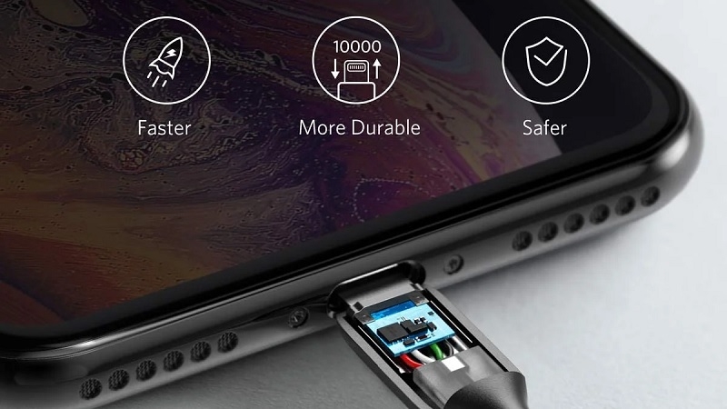 Cáp Anker PowerLine III Lightning – Dài 0.9m – A8812