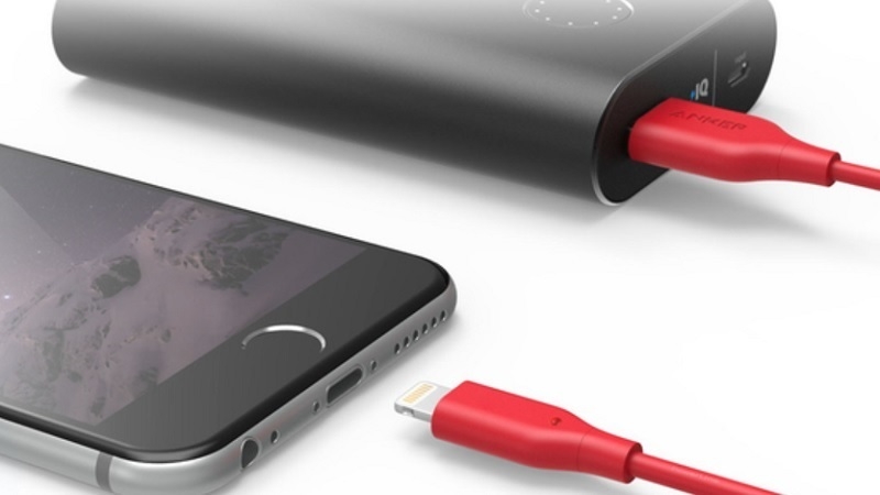 Cáp Anker Powerline Lightning, 0.1m - A8115 Cáp Anker Powerline Lightning, 0.1m - A8115