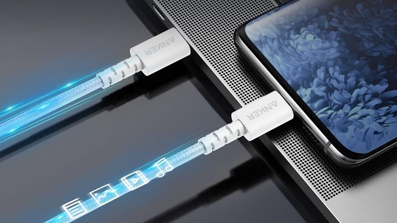 Cáp Anker PowerLine Select+ USB-C ra USB 2.0 dài 0.9m – A8022 Cáp Anker PowerLine Select+ USB-C ra USB 2.0 dài 0.9m – A8022