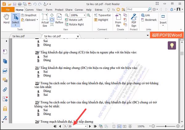Thành quả sau khi cắt file PDF