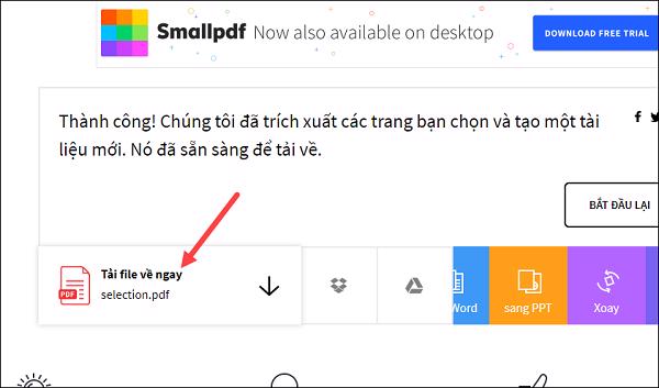 Nhấn vào Tải file về ngay máy tính
