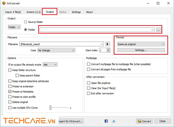 Lựa chọn thư mục xuất tất cả ảnh khi chèn logo vào ảnh hàng loạt