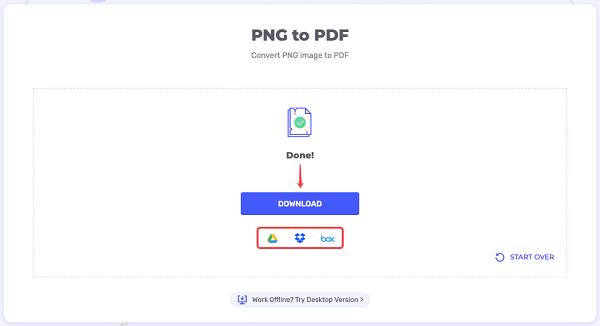 Nhấn vào nút tải xuống để bắt đầu thực hiện tải hình xuống