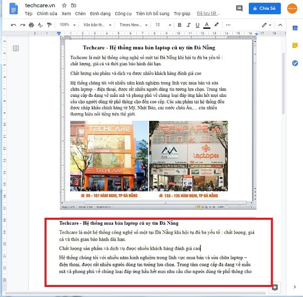 Toàn bộ chữ cái trên ảnh của các bạn được chuyển thành chữ văn bản word