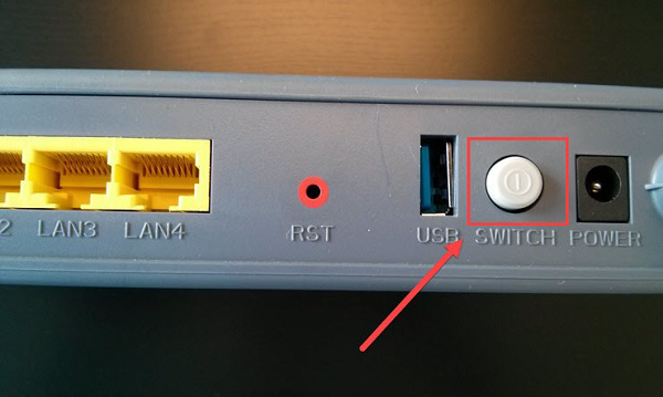 Reset lại Modem mạng