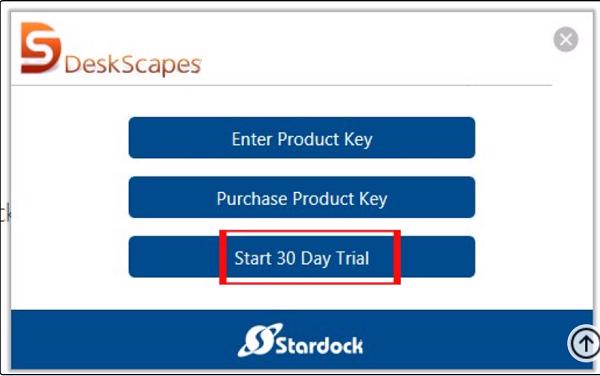 Nhấn vào mục Start 30 Day Trial để dùng thử chương trình