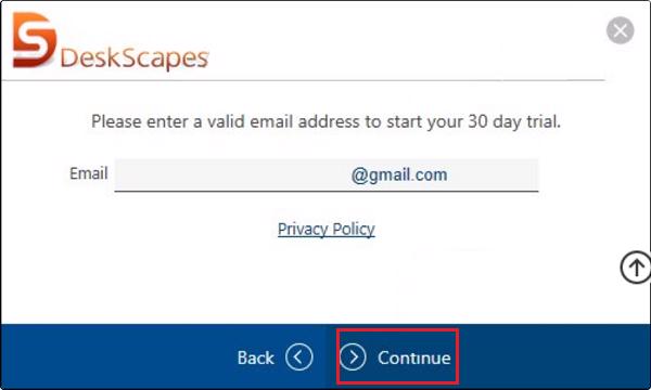 Nhấn vào Continue để tiếp tục
