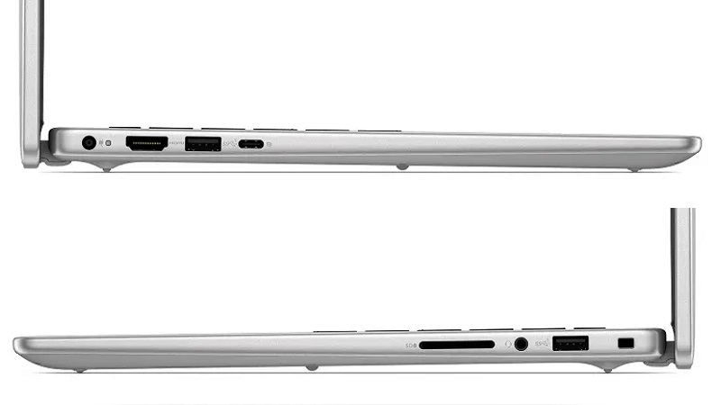 Cổng kết nối của dòng laptop Dell 14 DC14250 Cổng kết nối của dòng laptop Dell 14 DC14250