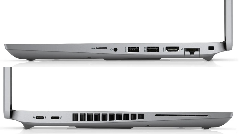 Cổng kết nối của dòng laptop Dell Latitude 5521 (2021) Cổng kết nối của dòng laptop Dell Latitude 5521 (2021)